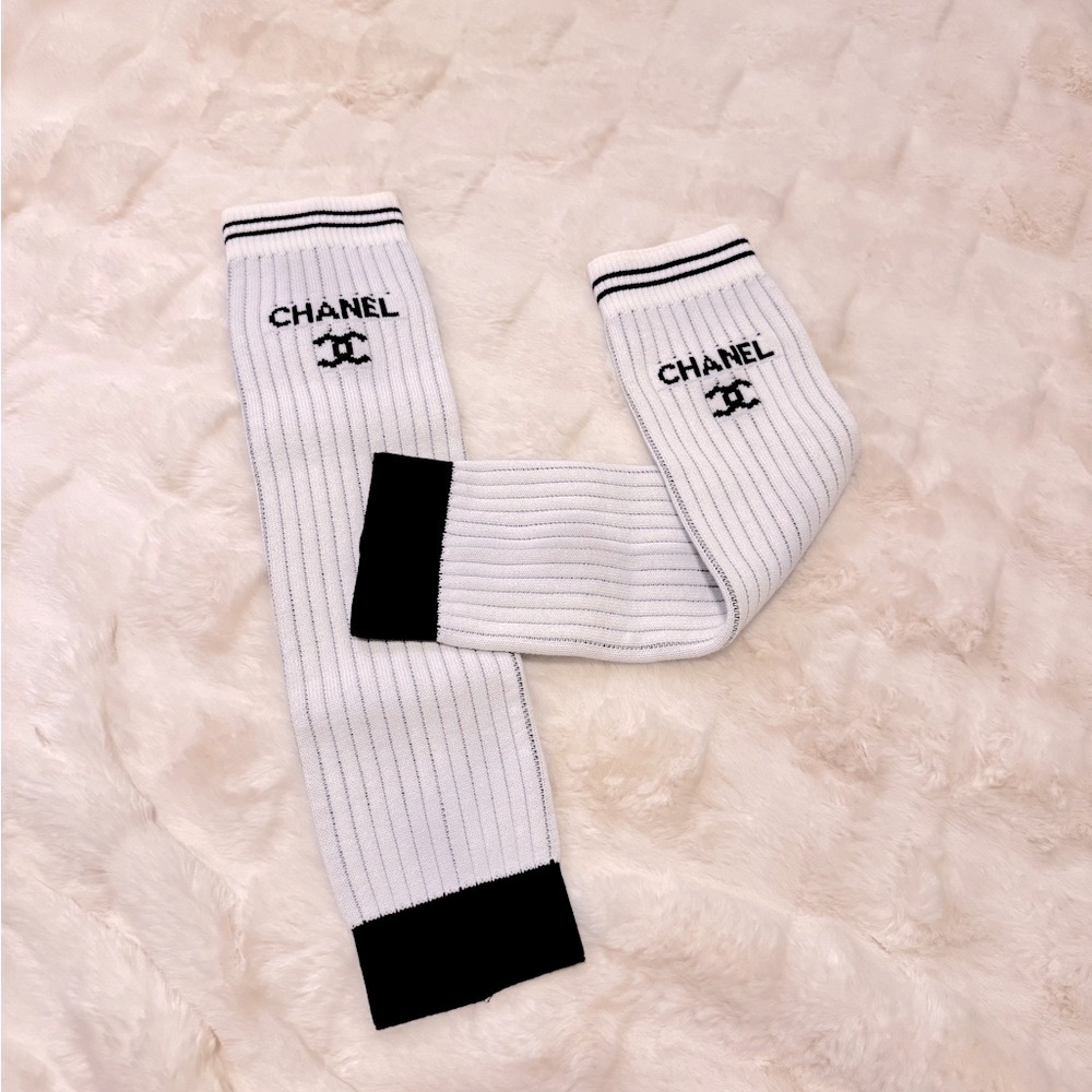 Chanel CC Logo Leg Warmers